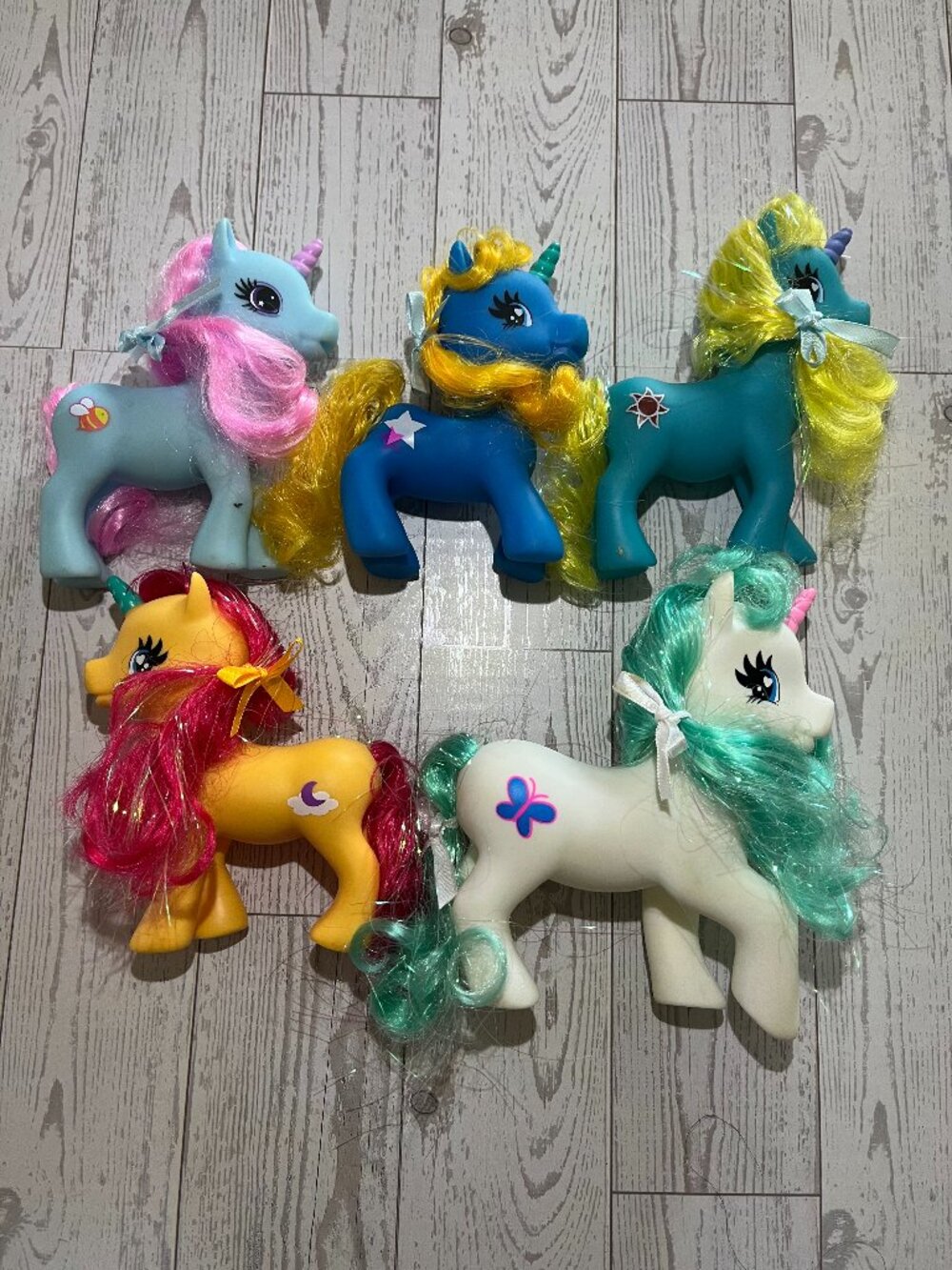 lot of 5 1980 Gi-Go ponies